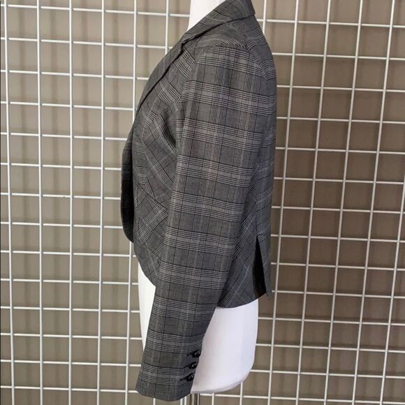 CABI Plaid Council Blazer Style #448 Size 8 - Picture 3 of 4
